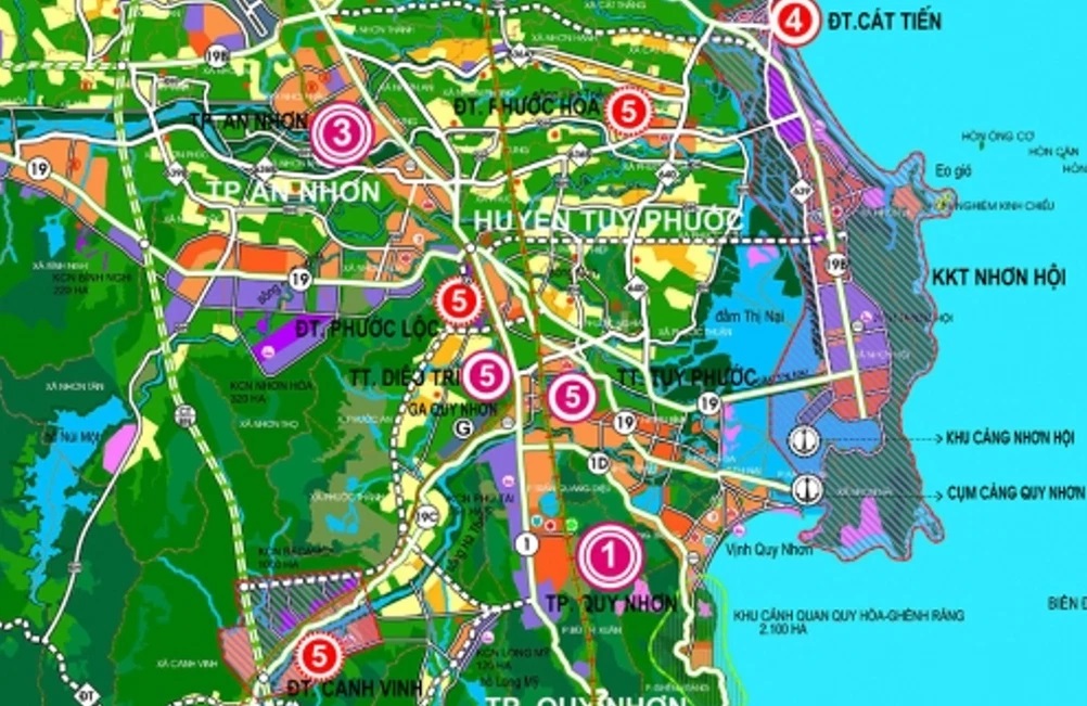 Danh mục Công trình quy hoạch tỉnh Bình Định thời kỳ 2021-2030 (Dự thảo)