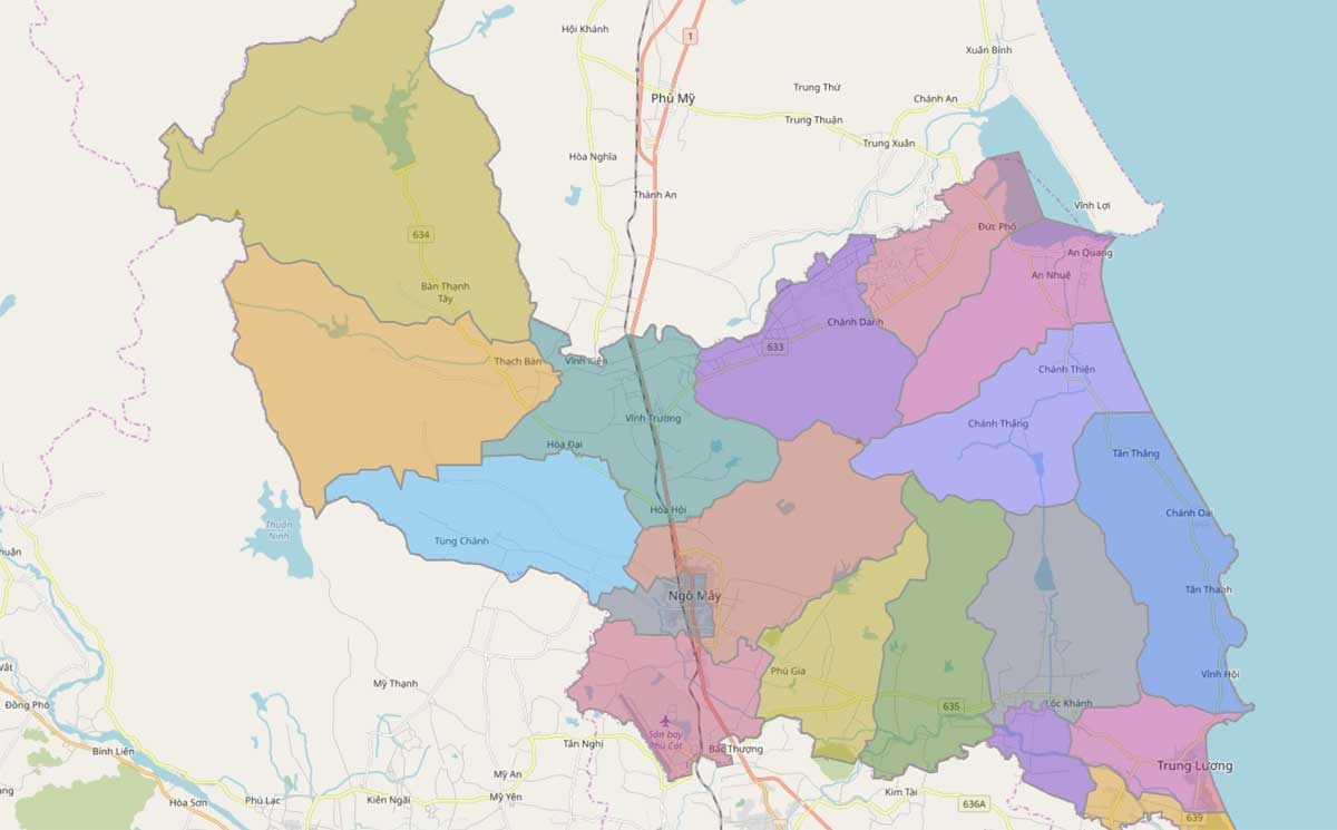 Danh mục Công trình quy hoạch huyện Phù Cát, tỉnh Bình Định thời kỳ 2021-2030 (Dự thảo)