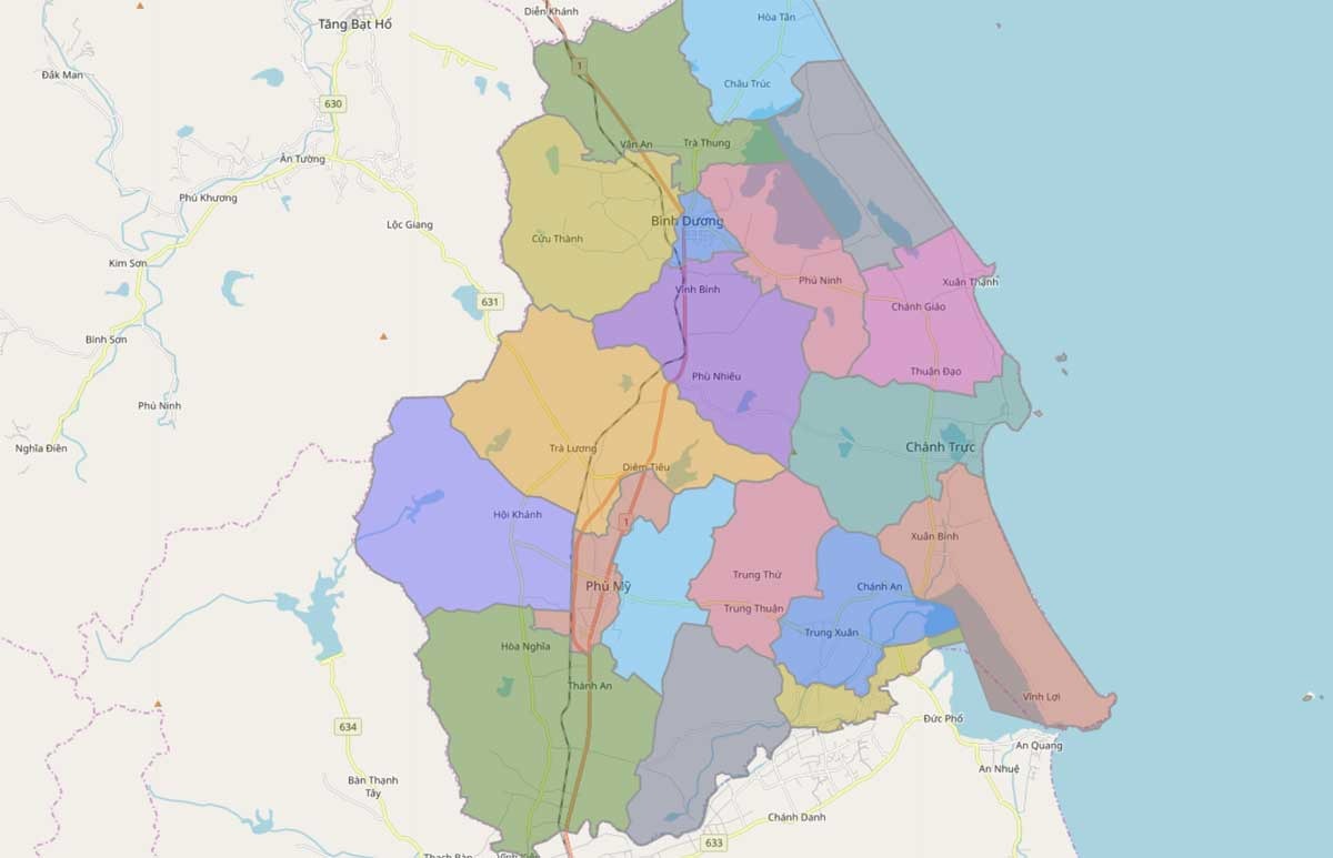 Danh mục Công trình quy hoạch huyện Phù Mỹ, tỉnh Bình Định thời kỳ 2021-2030 (Dự thảo)